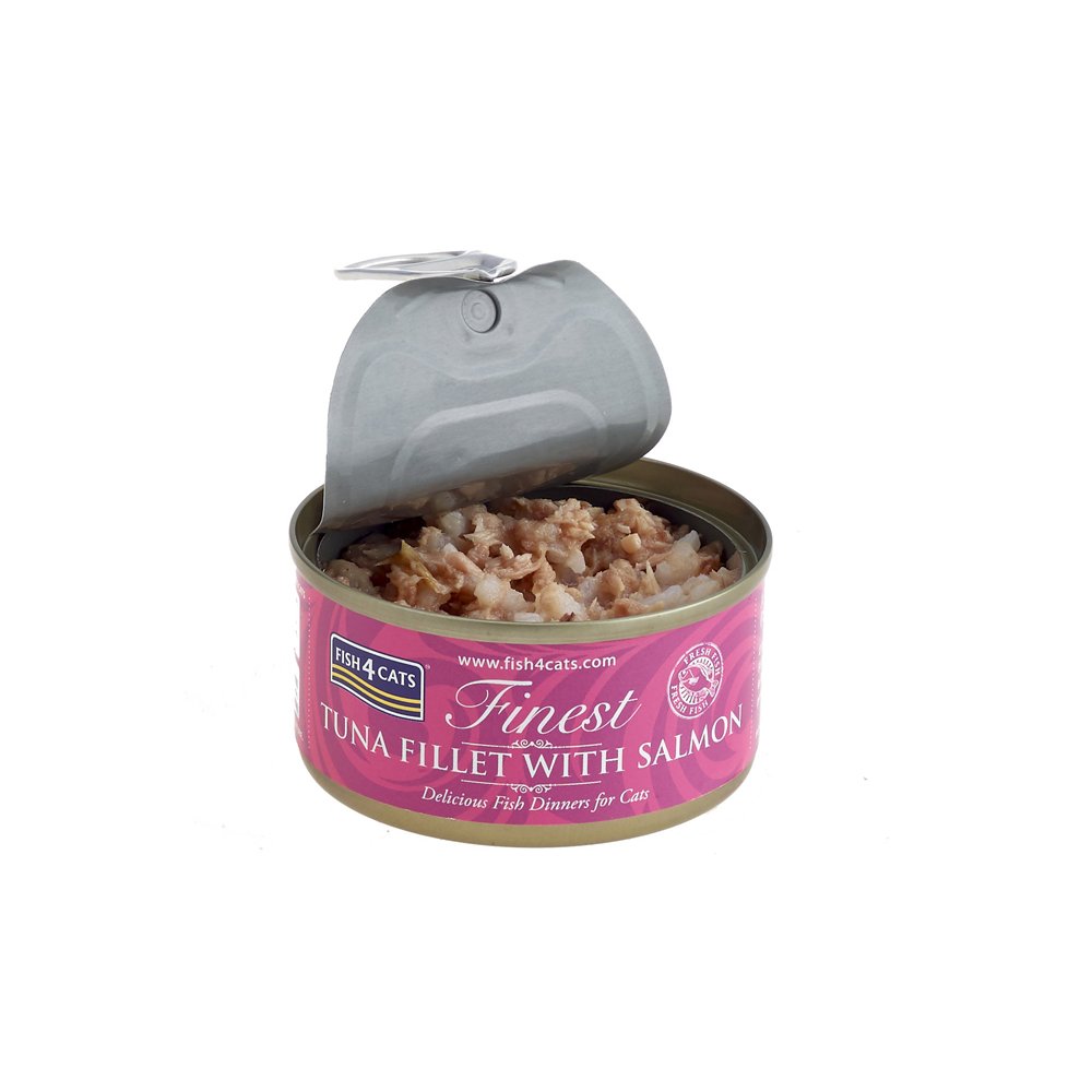 Fish4Cats Konzerva pro kočky Finest tuňák s lososem 70 g Fish4Cats