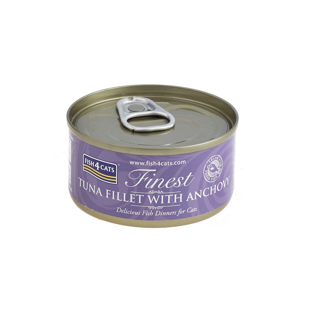 Fish4Cats Konzerva pro kočky Finest tuňák se ančovičkami 70 g Fish4Cats