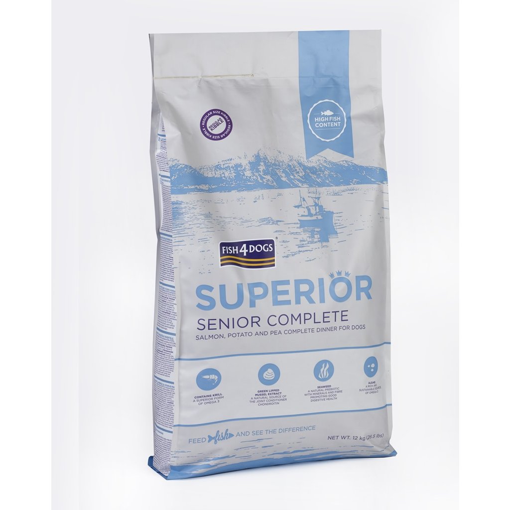 Fish4Dogs Granule velké pro starší psy Superior losos s bramborami 12 kg Fish4Dogs