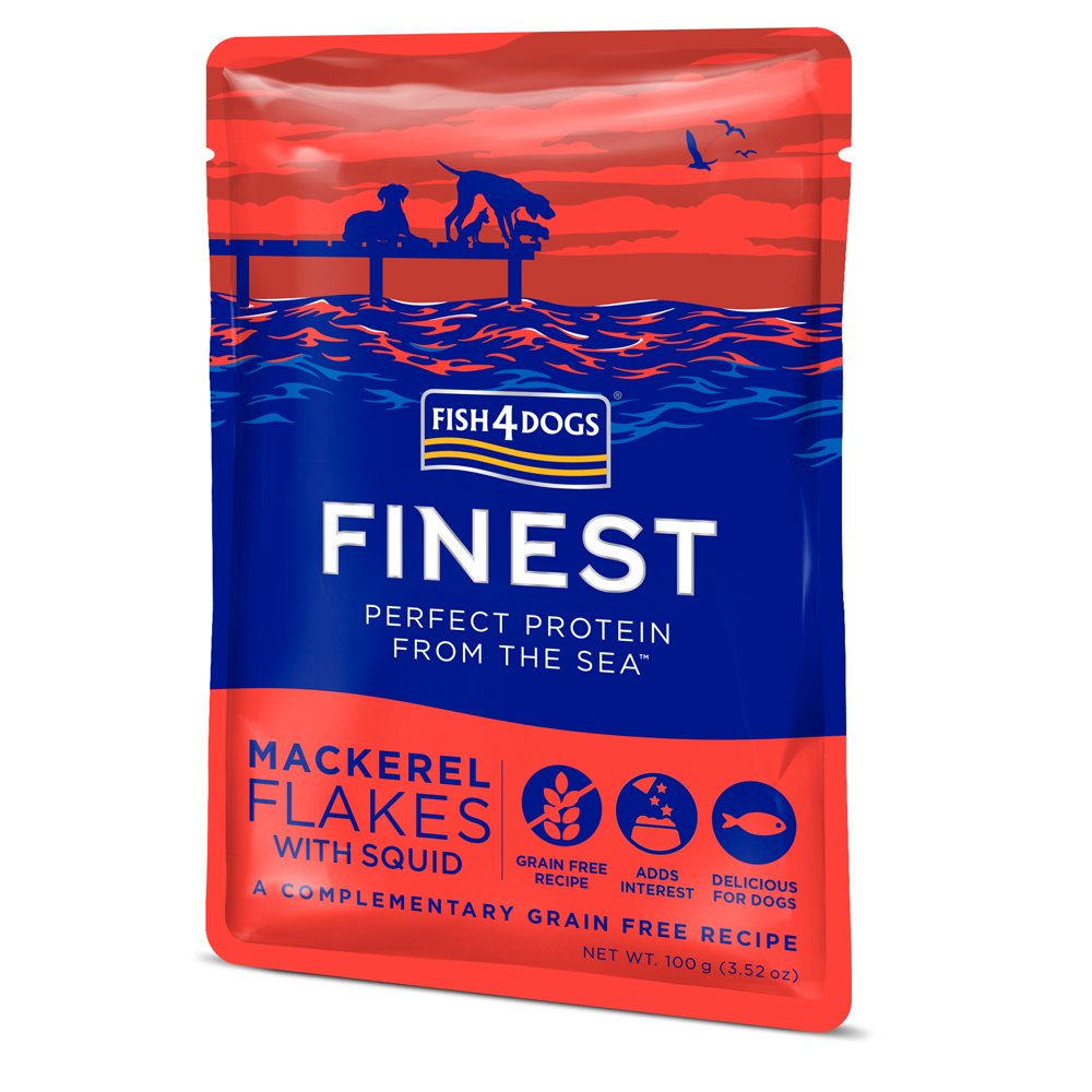 Fish4Dogs Kapsička pro psy Finest makrela s olihní 100 g Fish4Dogs