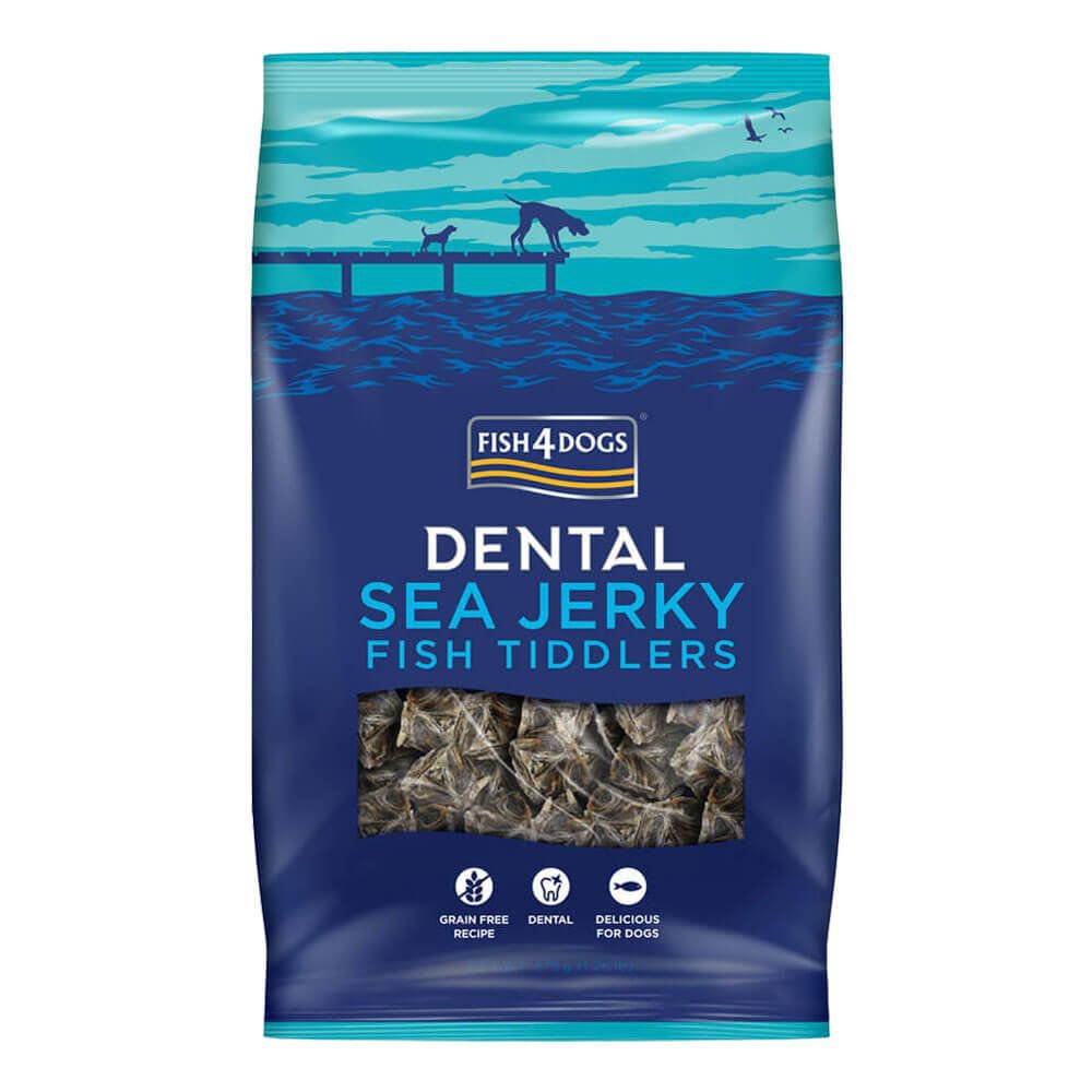 Fish4Dogs Pamlsky pro psy DENTAL SEA mořská ryba - rybičky 575 g Fish4Dogs