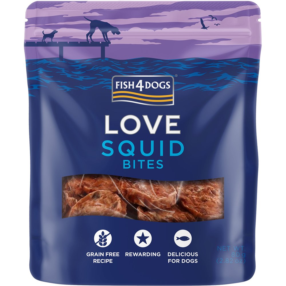 Fish4Dogs Pamlsky pro psy LOVE oliheň 80 g Fish4Dogs