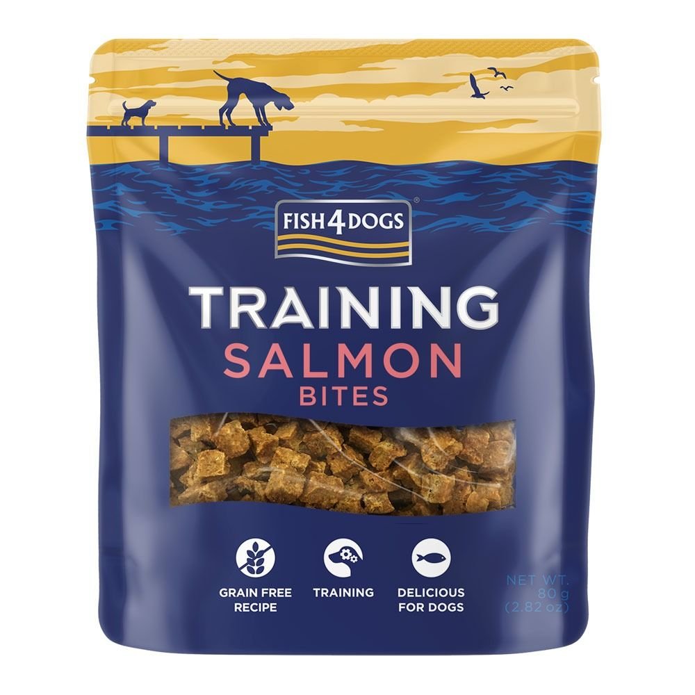 Fish4Dogs Pamlsky pro psy TRAINING losos 80 g Fish4Dogs