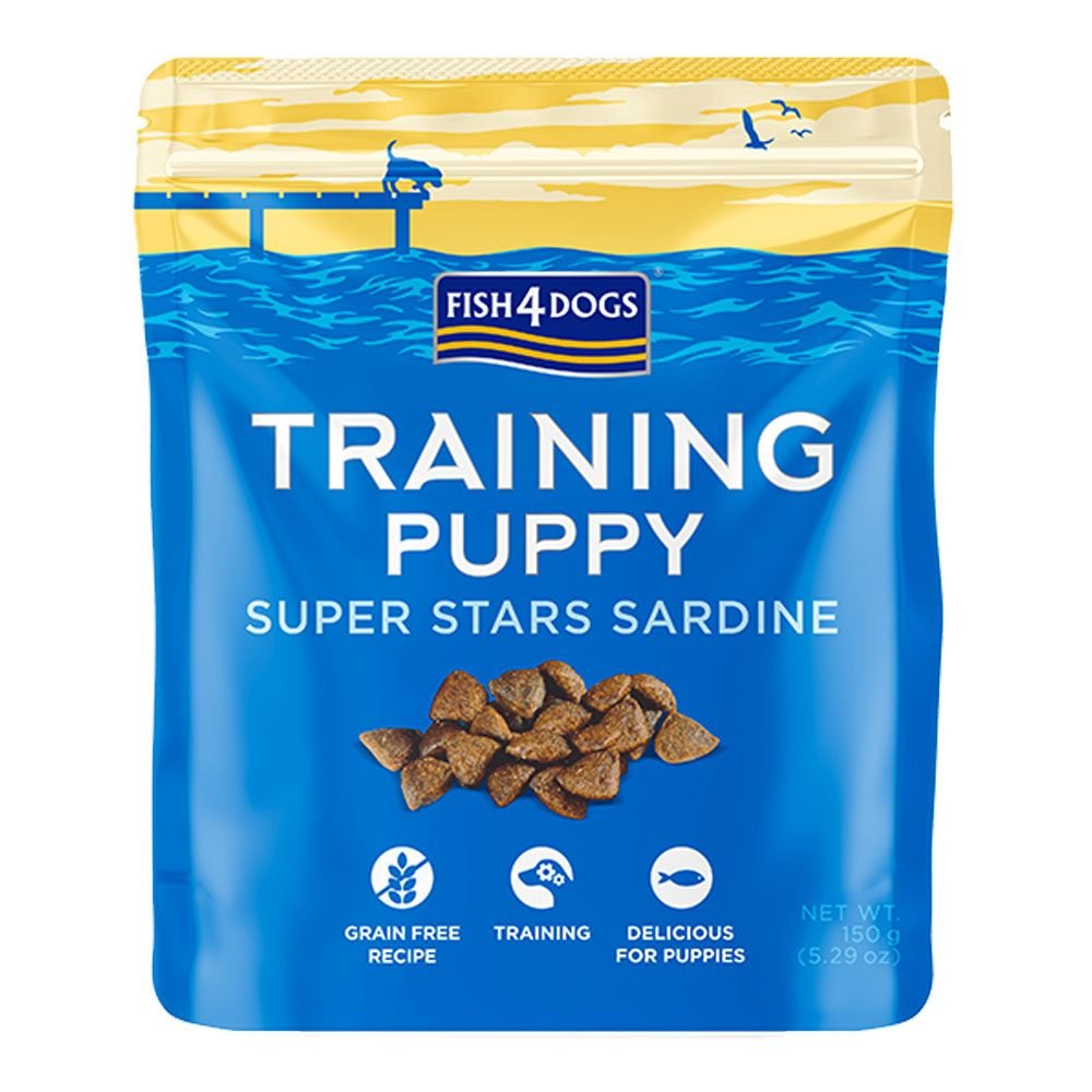 Fish4Dogs Pamlsky pro štenátka TRAINING sardinka 150 g Fish4Dogs