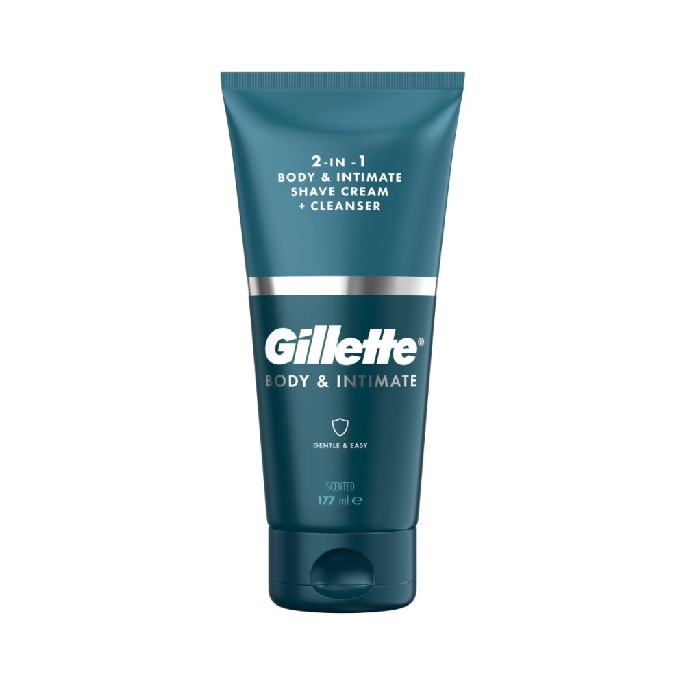 Gillette Body & Intimate přípravek na holení třísel a mycí emulze 2v1 150 ml Gillette