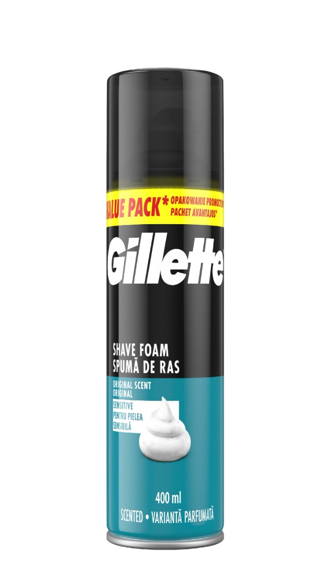 Gillette Sensitive Pěna na holení 400 ml Gillette