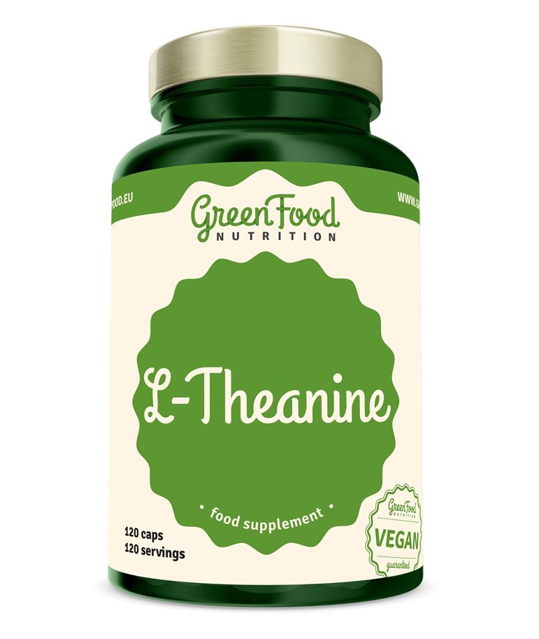 GreenFood Nutrition L-Theanine 120 kapslí GreenFood Nutrition