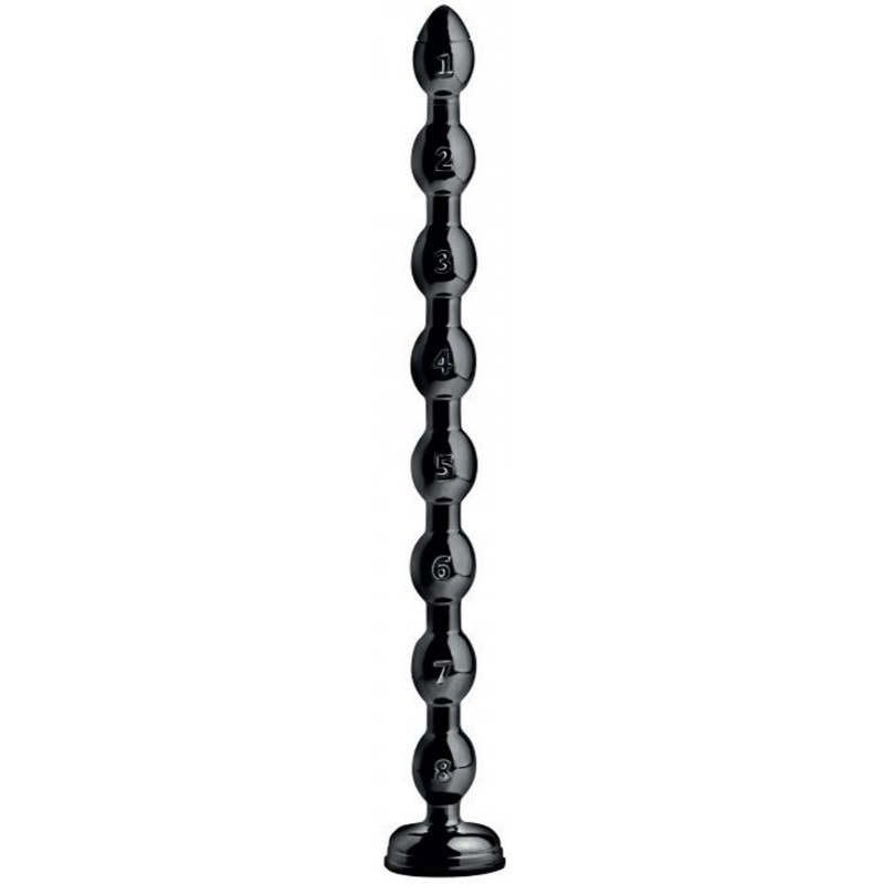 HOSED XXL anální kuličky s přísavkou Xtreme Black 50