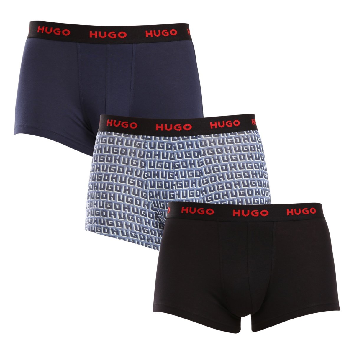 HUGO 3PACK pánské boxerky vícebarevné (50517894 975) L HUGO
