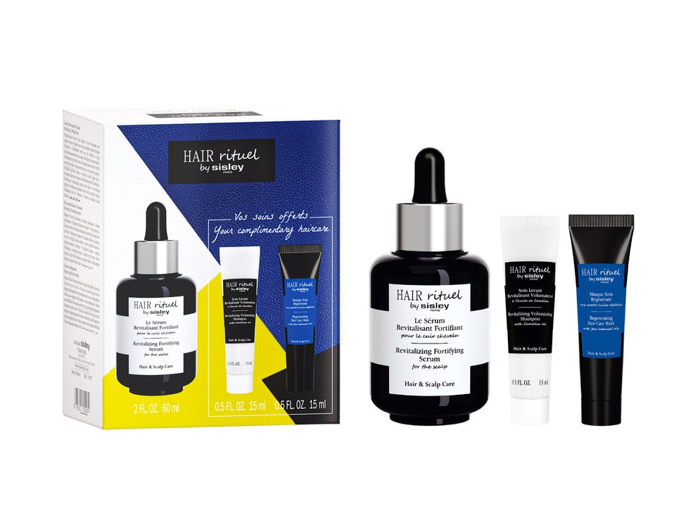 Hair Rituel by Sisley Revitalizing Fortifying Serum sada na vlasy 3 ks Hair Rituel by Sisley