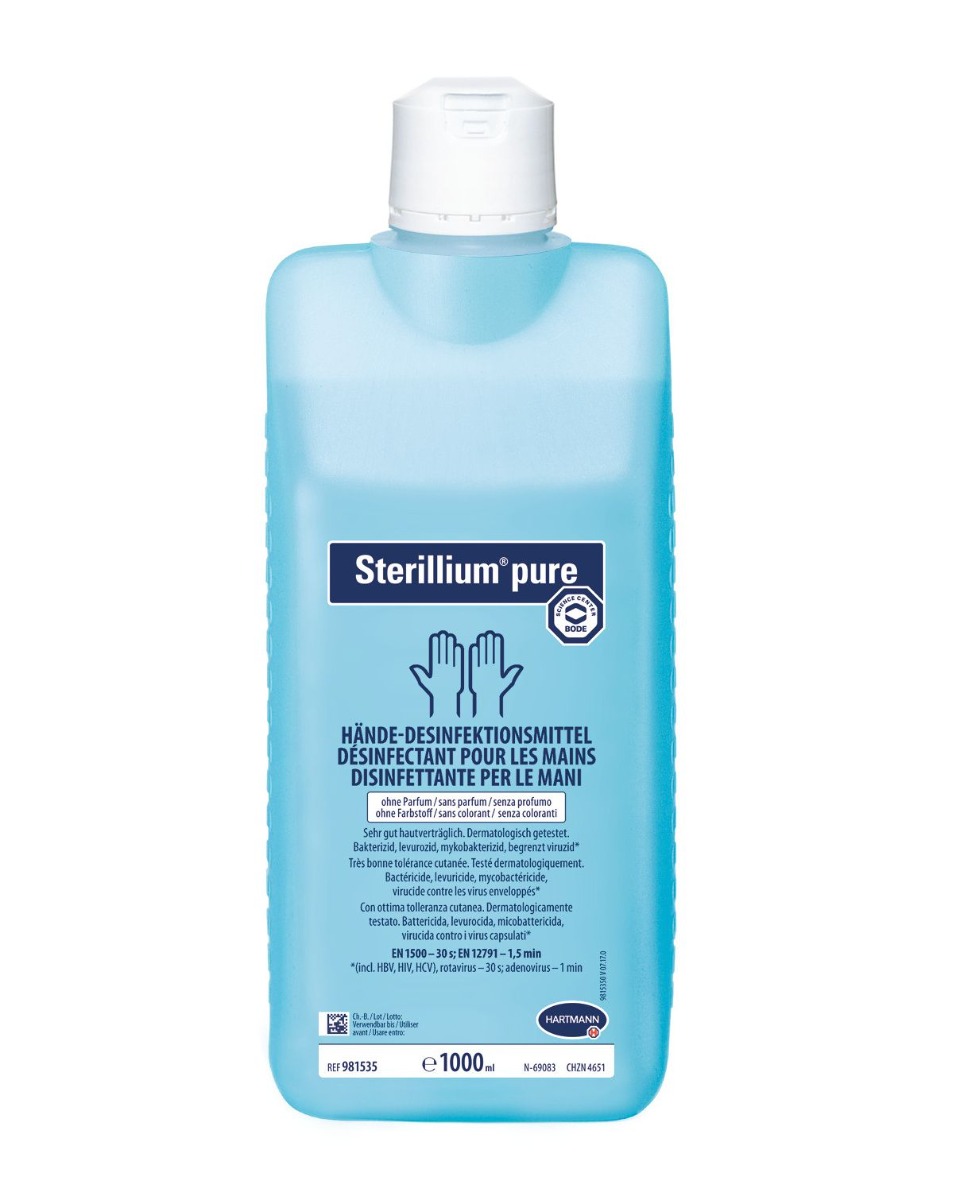 Hartmann Sterillium Pure dezinfekce rukou 1000 ml Hartmann