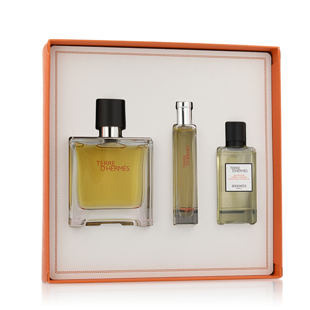 Hermès Terre D' EDT 100 ml + EDT 15 ml + SG na tělo i vlasy 40 ml M Hermès