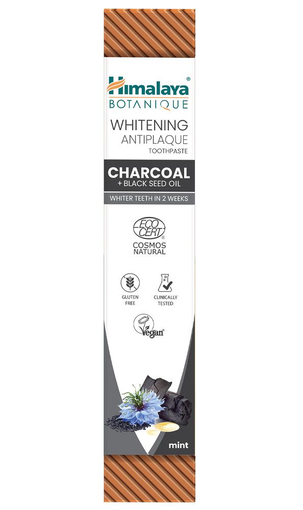Himalaya Herbals Bělicí zubní pasta Botanique uhlí + olej z černého kmínu 75 ml Himalaya Herbals