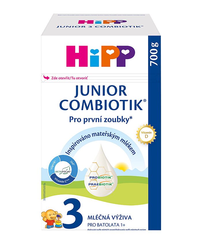 Hipp 3 Junior Combiotik batolecí mléko 700 g Hipp