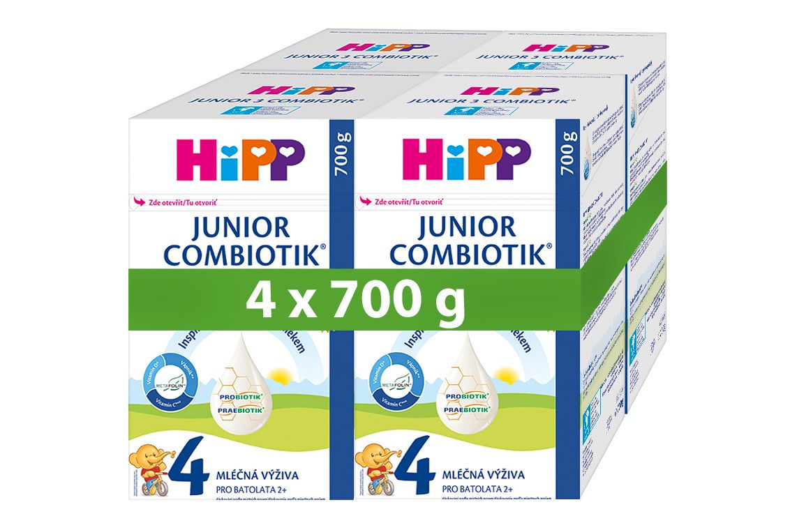 Hipp 4 Junior Combiotik batolecí mléko 4x700 g Hipp