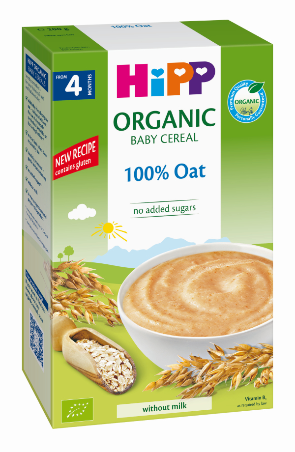 Hipp BIO První obilná kaše ovesná 4m+ 200 g Hipp