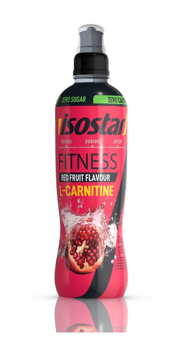 Isostar Fitness L-Carnitine Red Fruit nápoj 500 ml Isostar