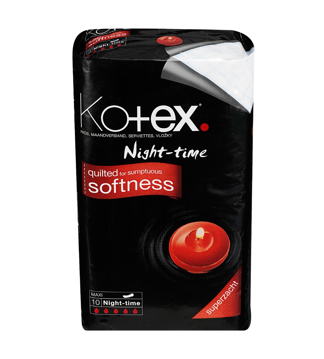 Kotex Maxi Night-time vložky 10 ks Kotex