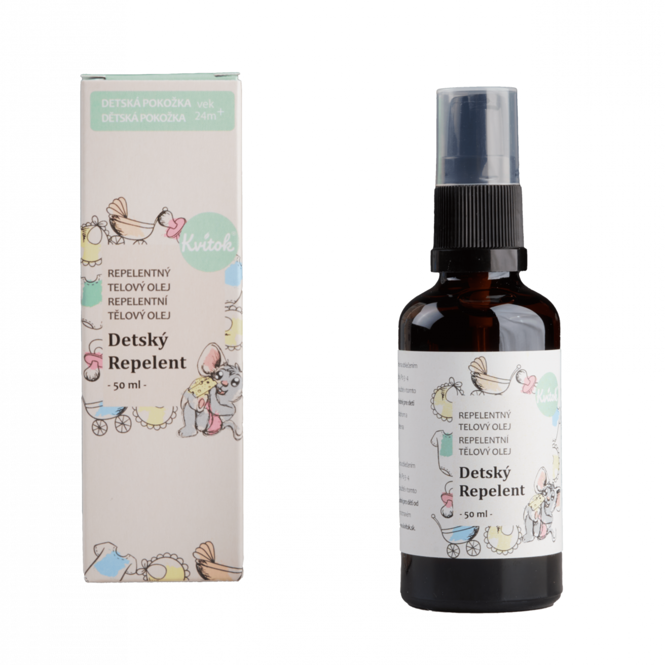 Kvitok Dětský ochranný olej (50 ml) Kvitok