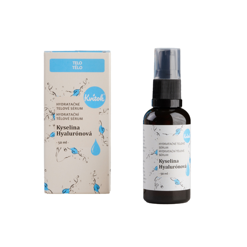 Kvitok Hydratační tělové sérum - Kyselina hyaluronová (50 ml) Kvitok