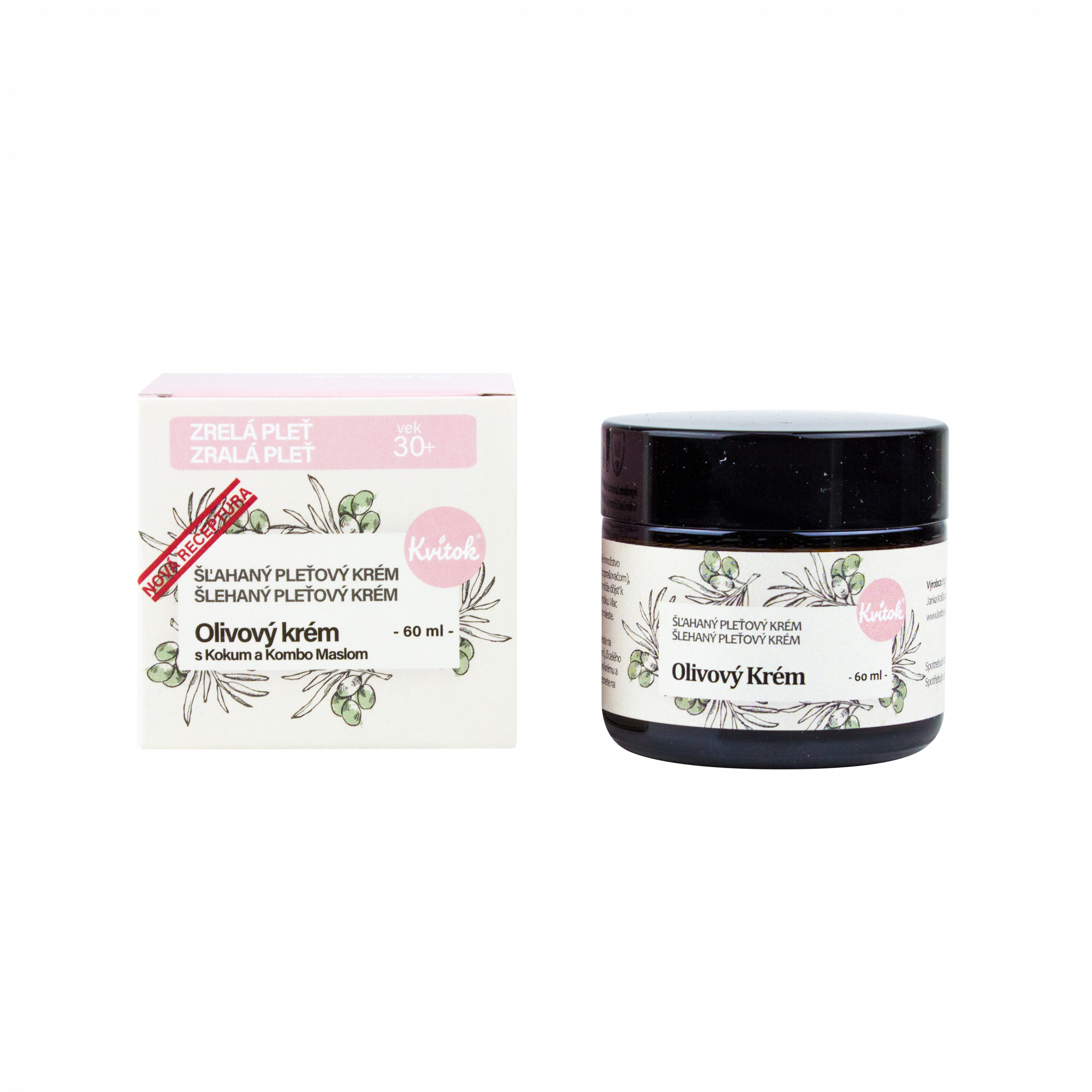 Kvitok Olivový krém pro zralou pleť 30+ (60 ml) Kvitok