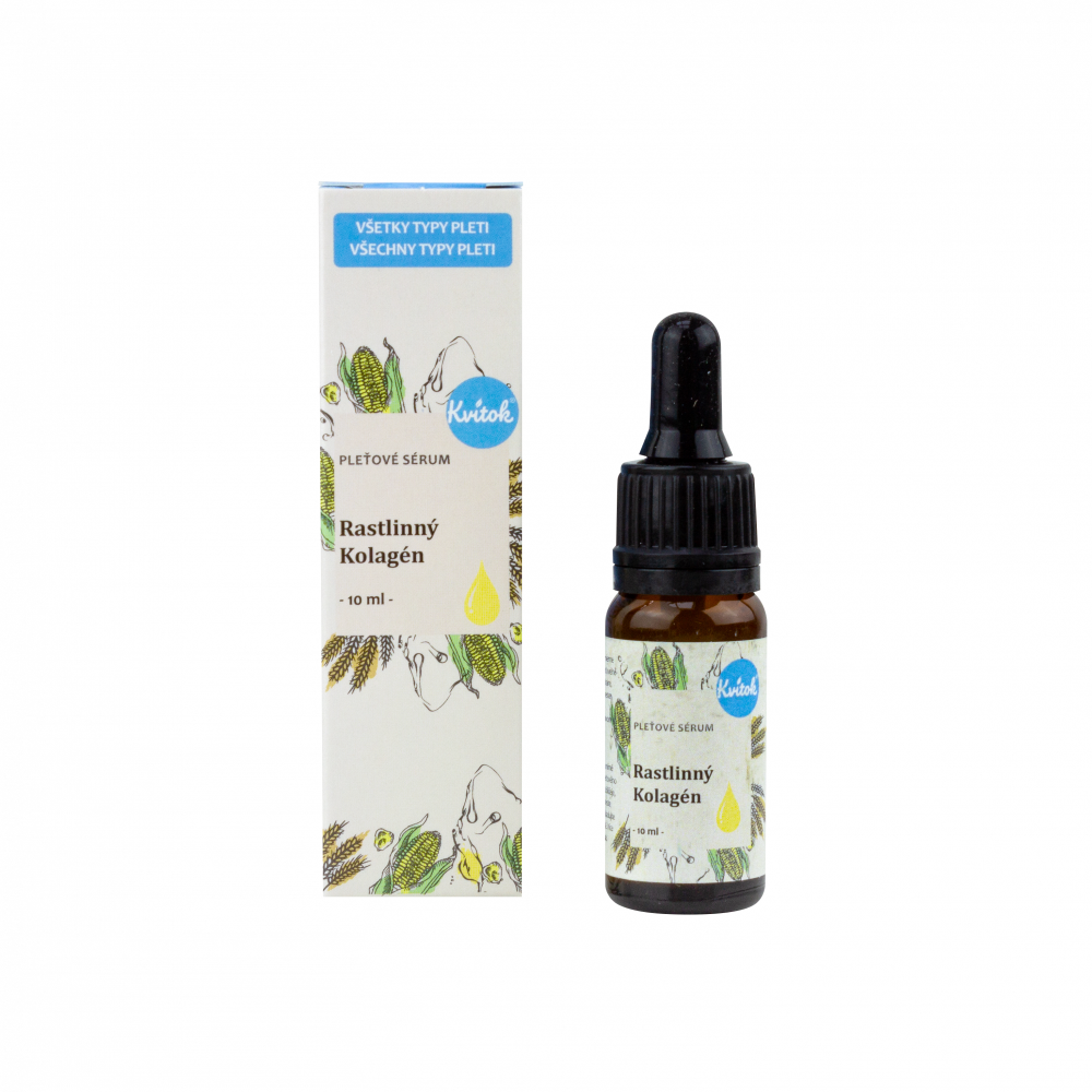 Kvitok Pleťové sérum - Rostlinný kolagen (10 ml) Kvitok