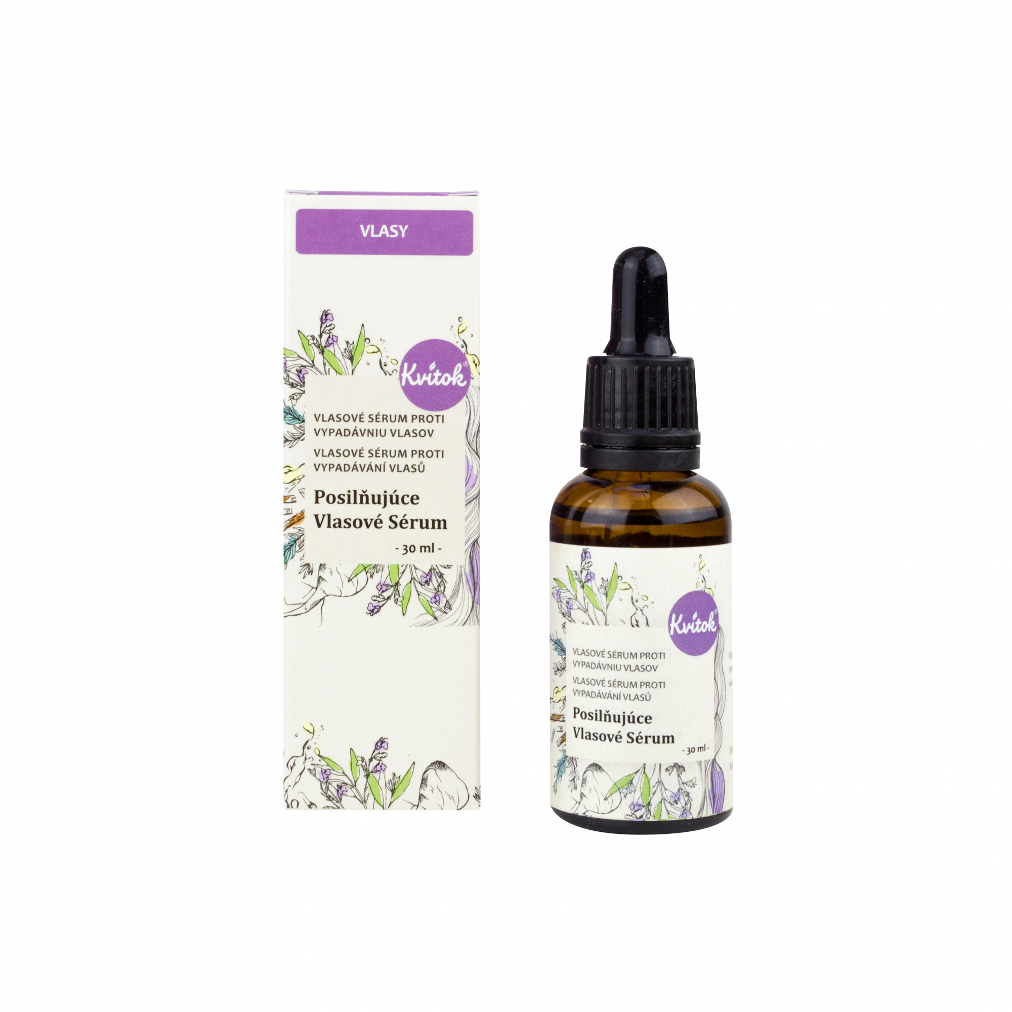 Kvitok Posilňující vlasové sérum (30 ml) Kvitok