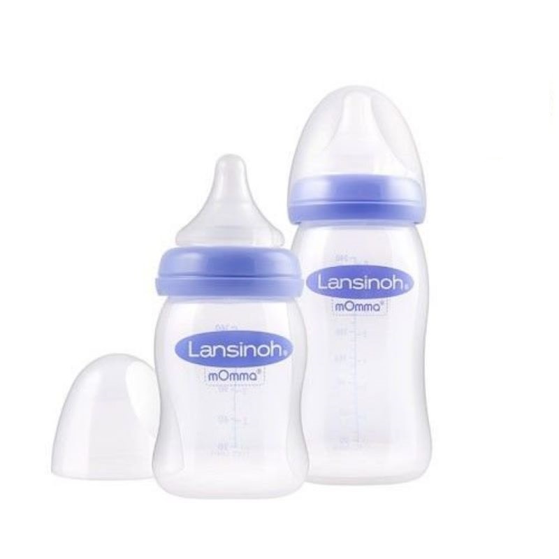 Lansinoh kojenecká láhev 240ml DUOPACK s NaturalWave TM savičkou (M) Lansinoh