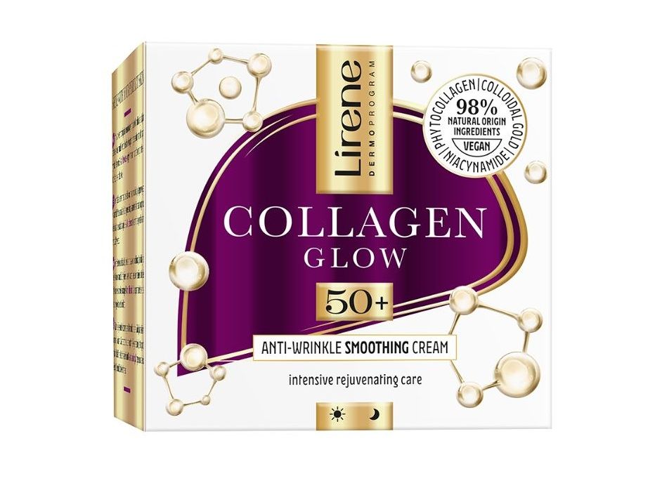Lirene Collagen Glow Vyhlazující pleťový krém NIACINAMID 50+ 50 ml Lirene