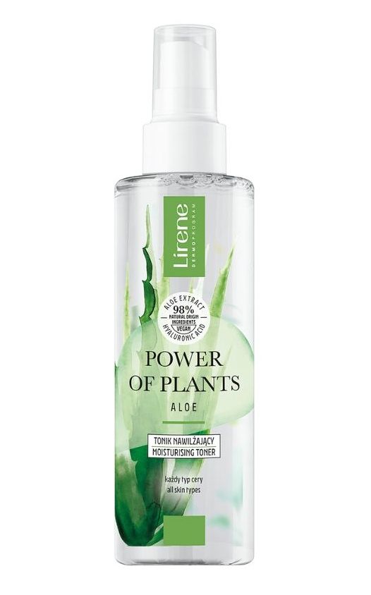 Lirene Power of Plants Aloe hydratační toner 200 ml Lirene