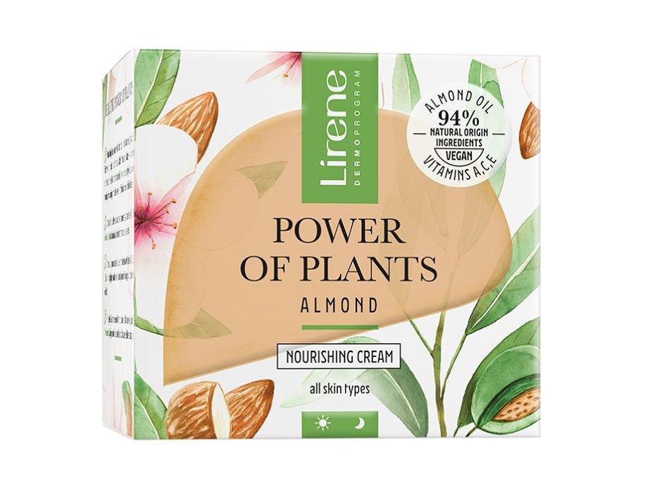 Lirene Power of Plants Mandle vyživující pleťový krém 50 ml Lirene