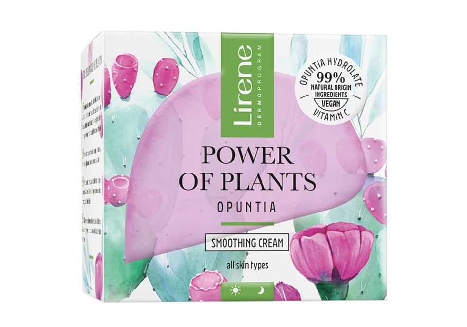Lirene Power of Plants Opuncie vyhlazující pleťový krém 50 ml Lirene