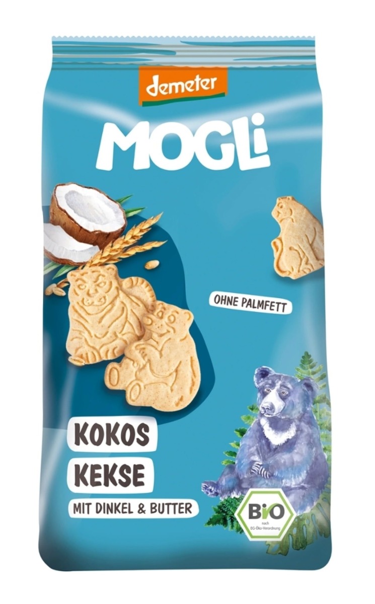MOGLi BIO Kokosové sušenky 125 g MOGLi