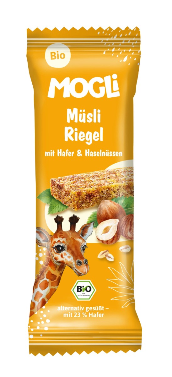 MOGLi BIO Müsli tyčinka s ořechy 25 g MOGLi