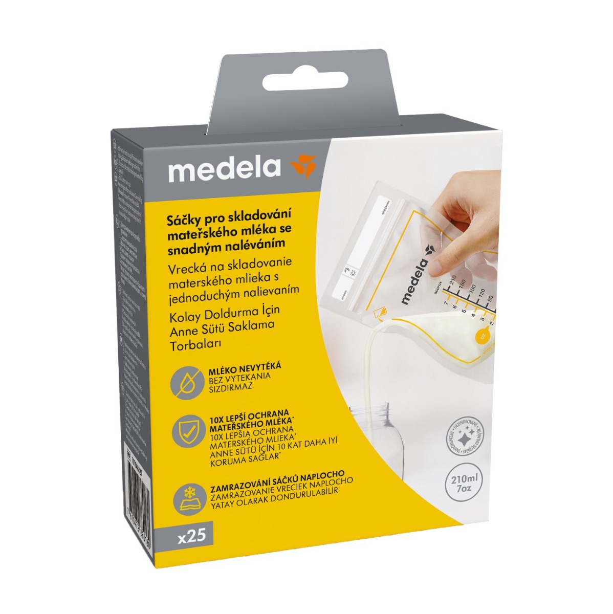 Medela Sáčky pro skladování mateřského mléka Easy Pour 25 ks Medela