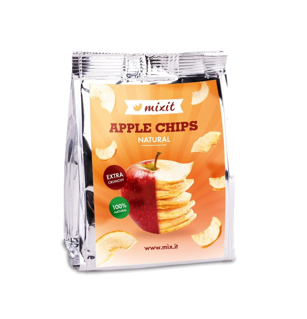 Mixit Jablečné chipsy do kapsy Natural 25 g Mixit