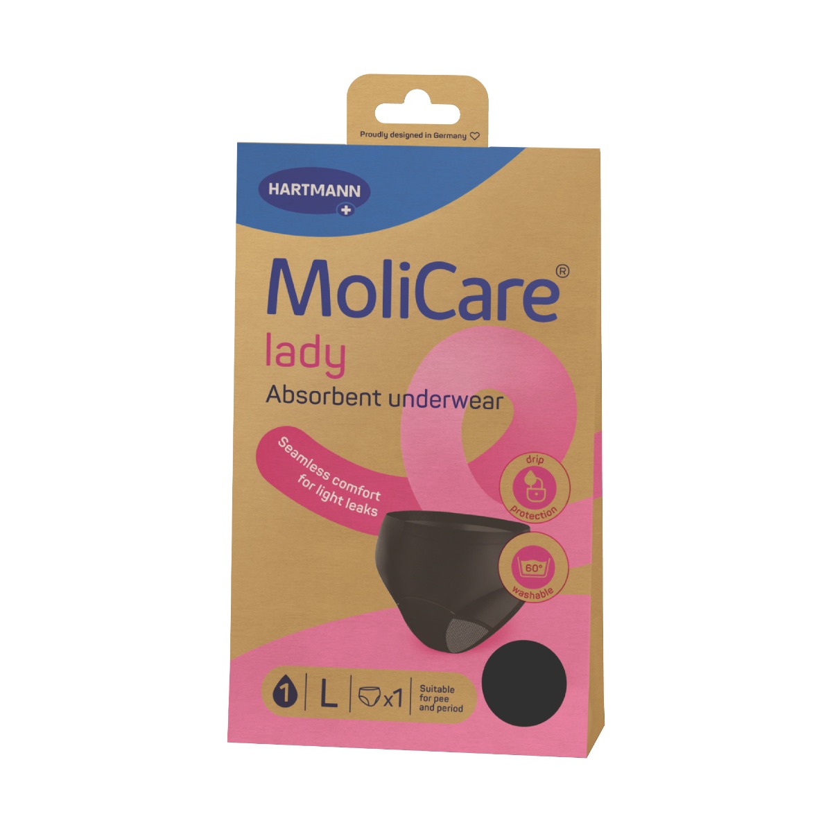 MoliCare Lady absorpční prádlo vel. L 1 ks MoliCare