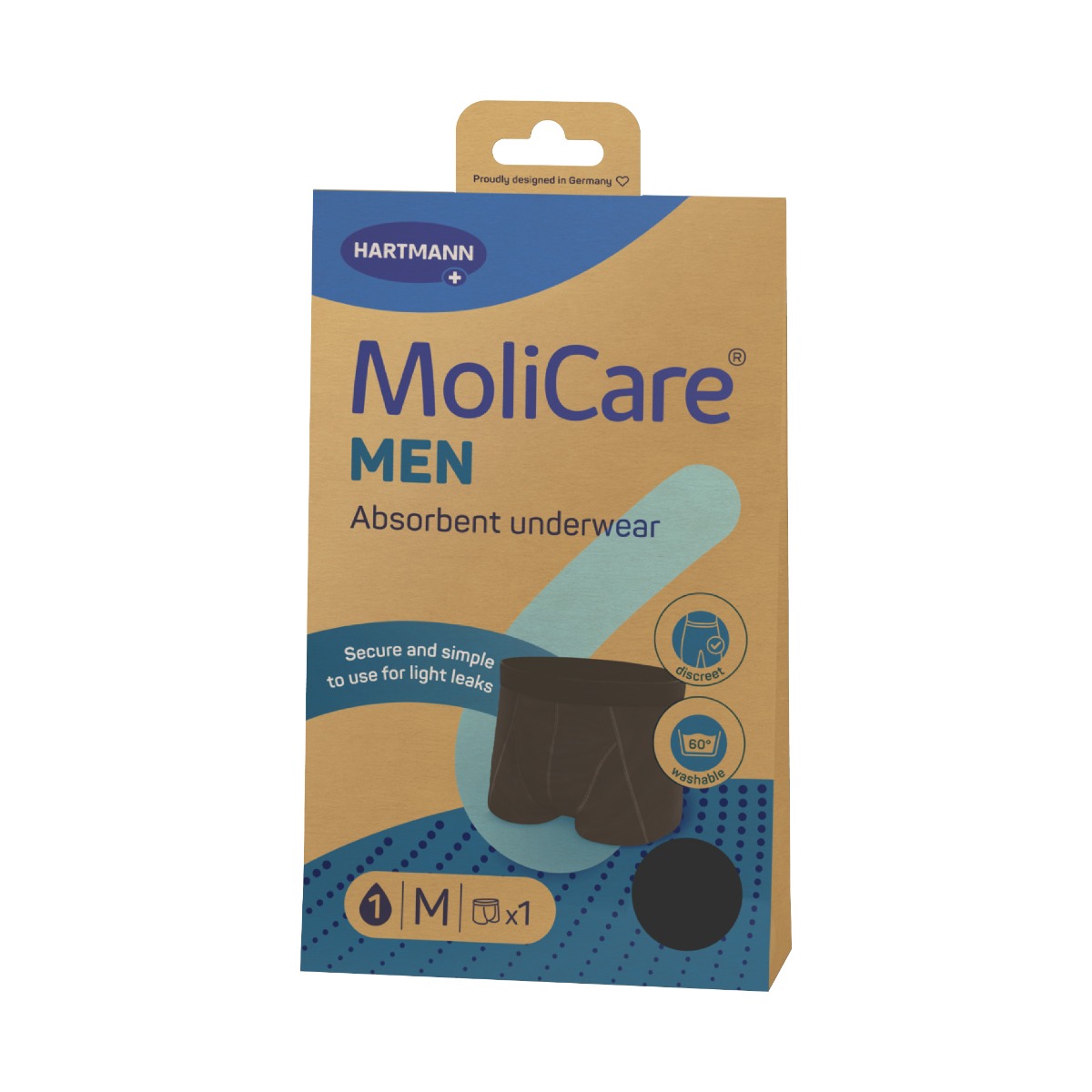 MoliCare MEN absorpční prádlo vel. M 1 ks MoliCare