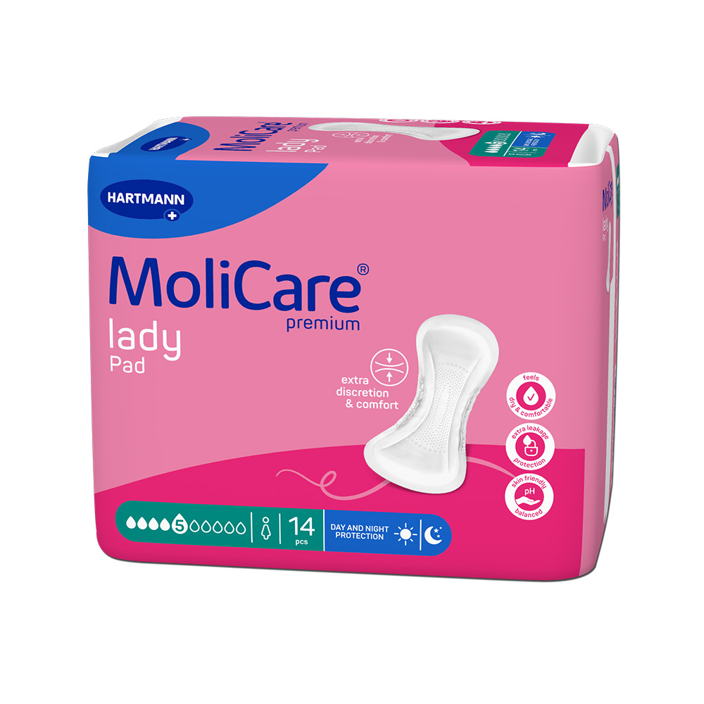 MoliCare Premium Lady 5 kapek inkontinenční vložky 14 ks MoliCare