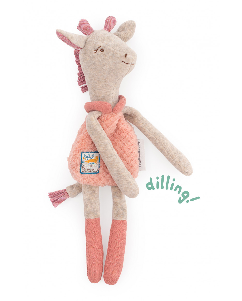 Moulin Roty Chrastící plyšová žirafka Moulin Roty