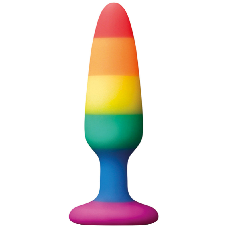 NS Novelties Anální kolík s přísavkou Rainbow Euphoria