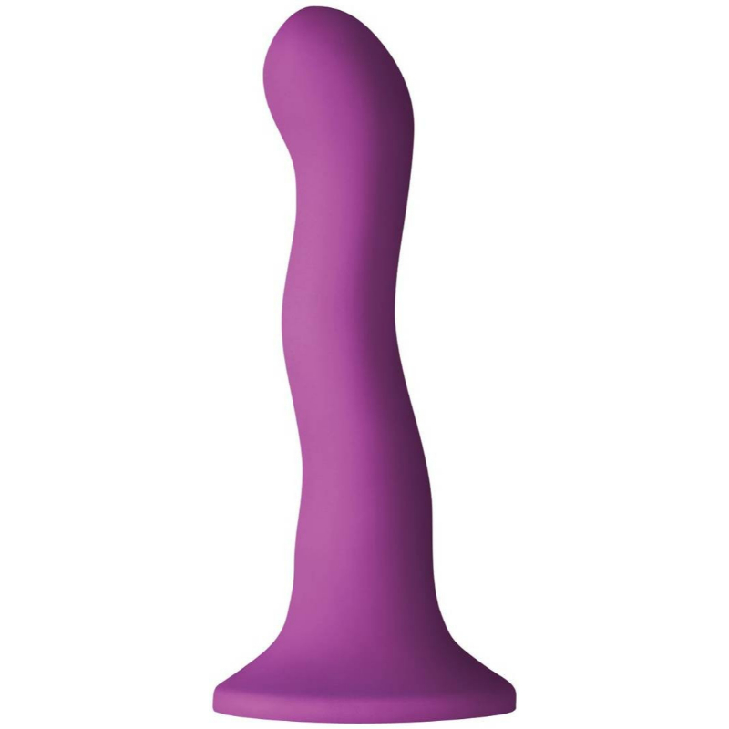 NS Novelties Dildo s přísavkou Purple Wave 19 cm NS Novelties