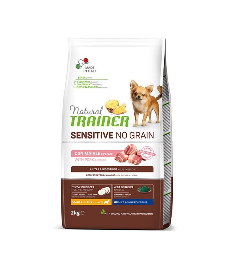 Natural Trainer No grain mini vepřové granule 2 kg Natural Trainer