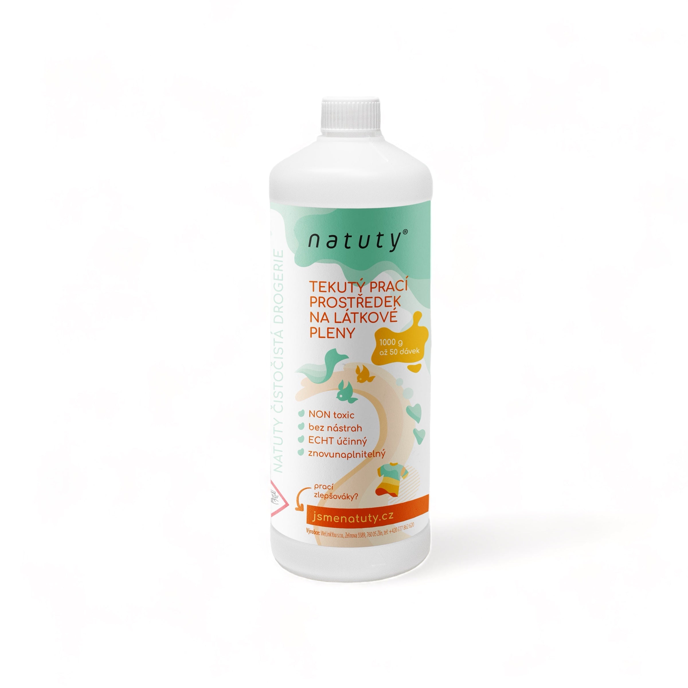Natuty Prací gel na látkové pleny (1 l) Natuty