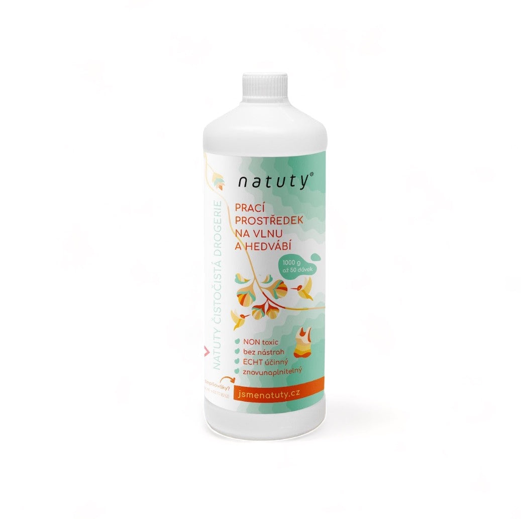 Natuty Prací gel na vlnu a hedvábí (1 l) Natuty