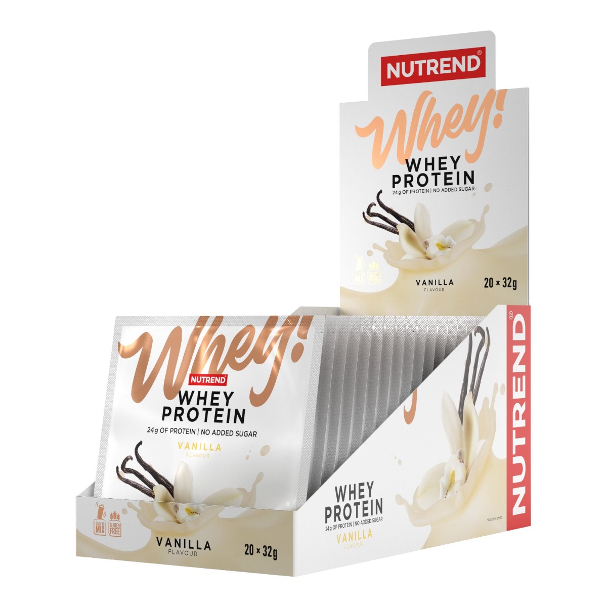 Nutrend Whey Protein vanilka 20x32 g Nutrend