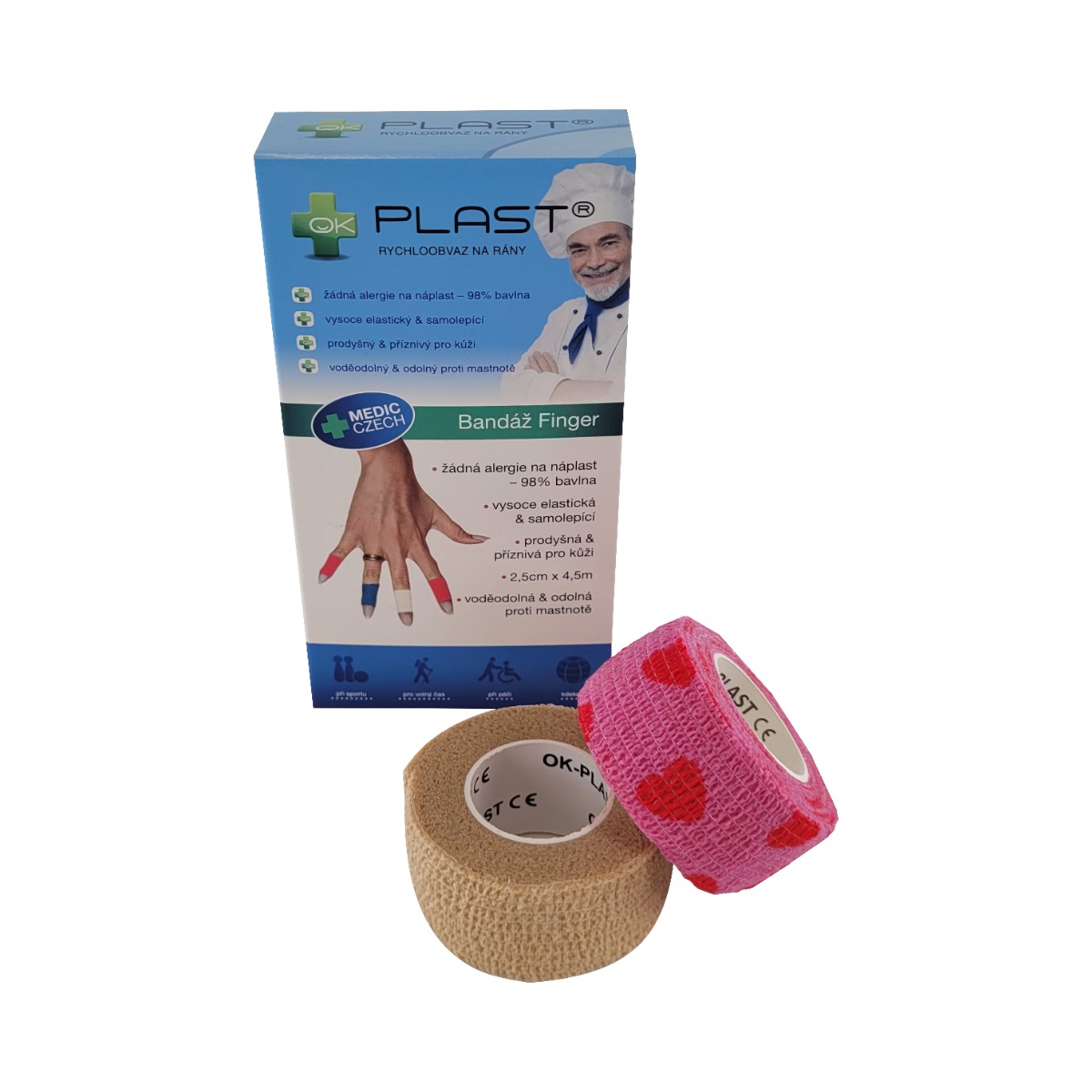 OK-plast Rychloobvaz Bandáž Finger 2