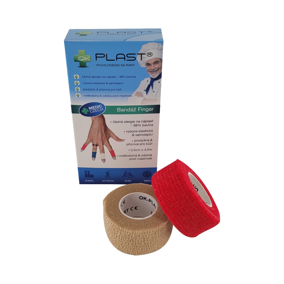 OK-plast Rychloobvaz Bandáž Finger 2