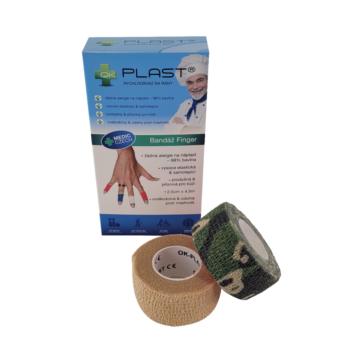 OK-plast Rychloobvaz Bandáž Finger 2
