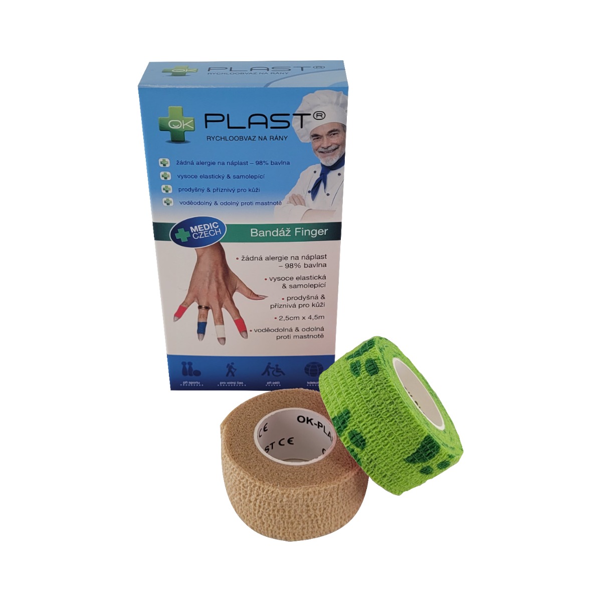 OK-plast Rychloobvaz Bandáž Finger 2